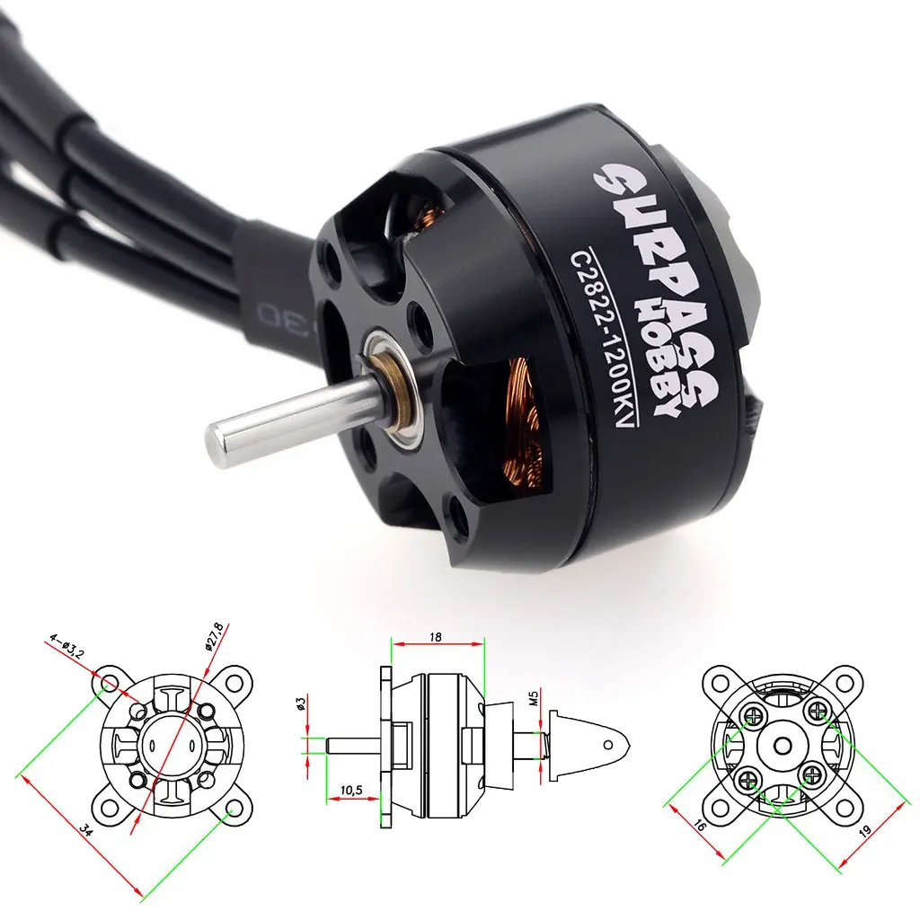SURPASS HOBBY 2822 2826 2830 2 - Brushless Motor Thrust Test Stand recension och pris