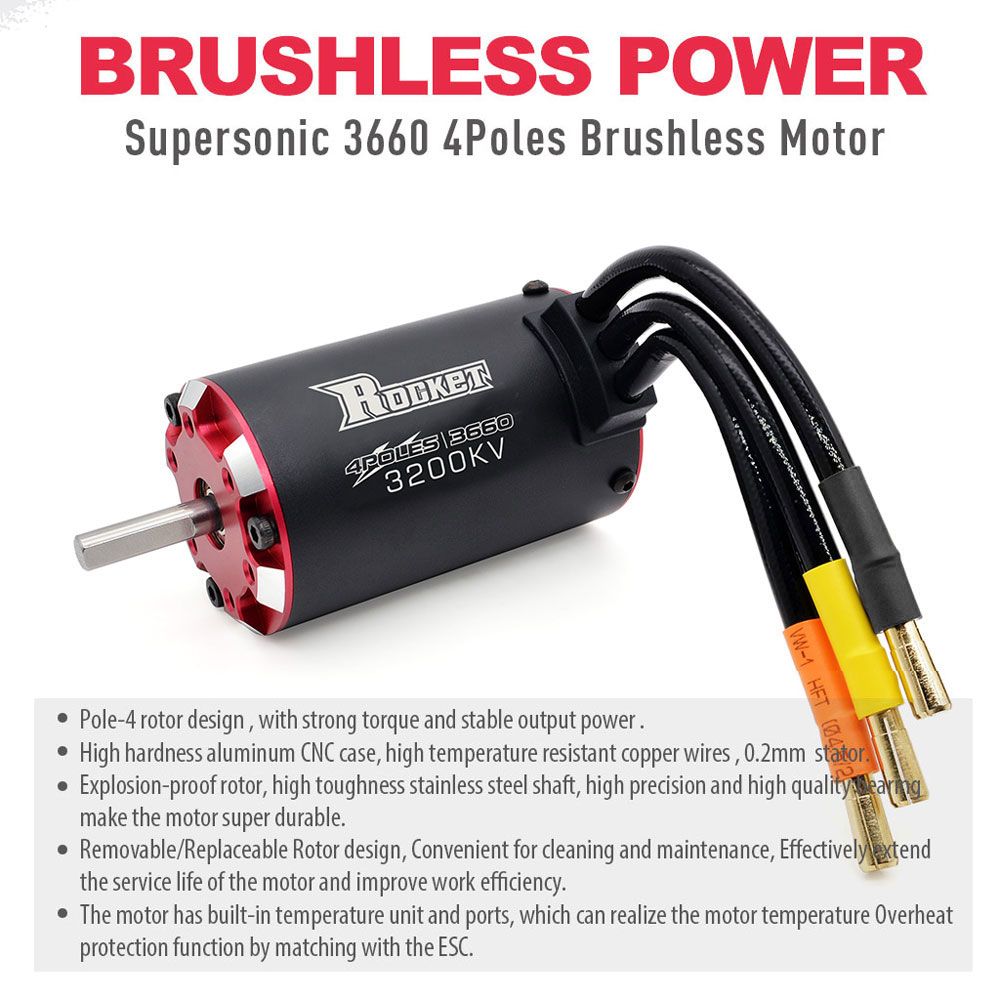Rocket RC V2 Supersonic 3650 3 - Brushless Motor Thrust Test Stand recension och pris
